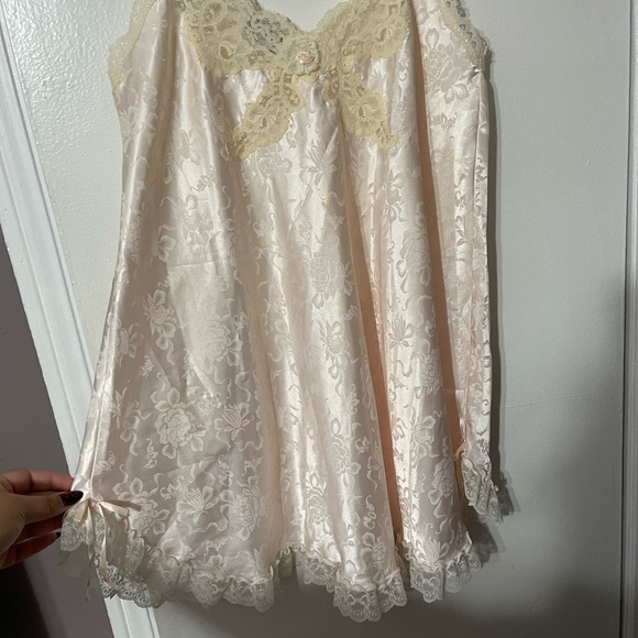 VINTAGE Christian Dior Nighttime Lacey Slip S/M - Picture 4 of 6